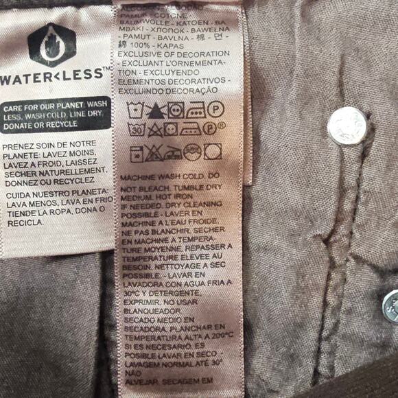 Levi's Women's 501 Original Brown Jeans with Raw Hem NWT 29 x 30 - Picture 10 of 13